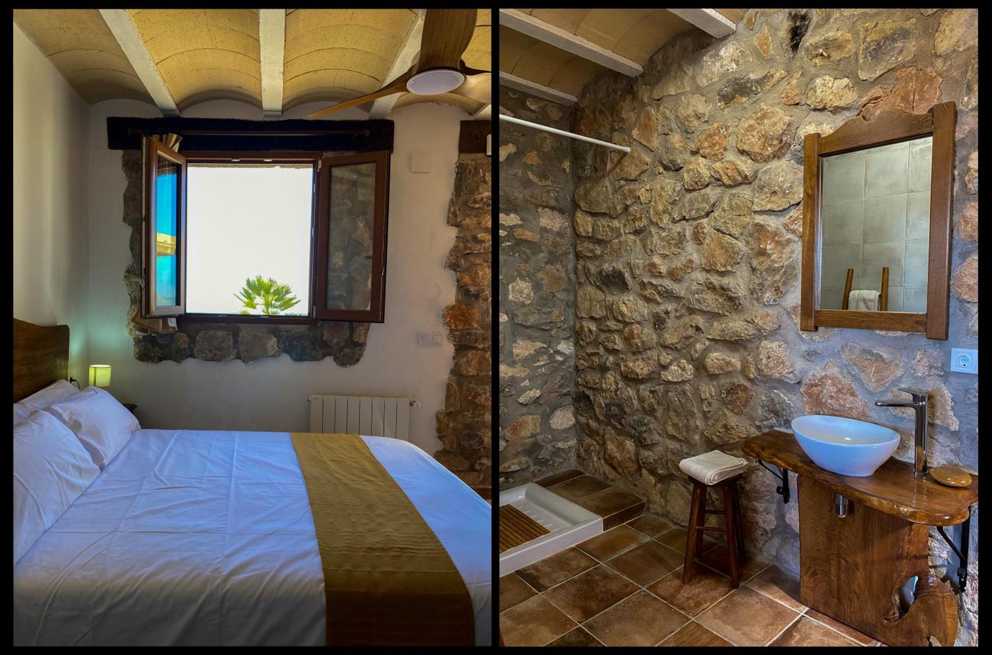 La Cueva De Miravet - Villa De Lujo En La Cima De La Montana Con Vistas Al Mar Cabanes  Bagian luar foto