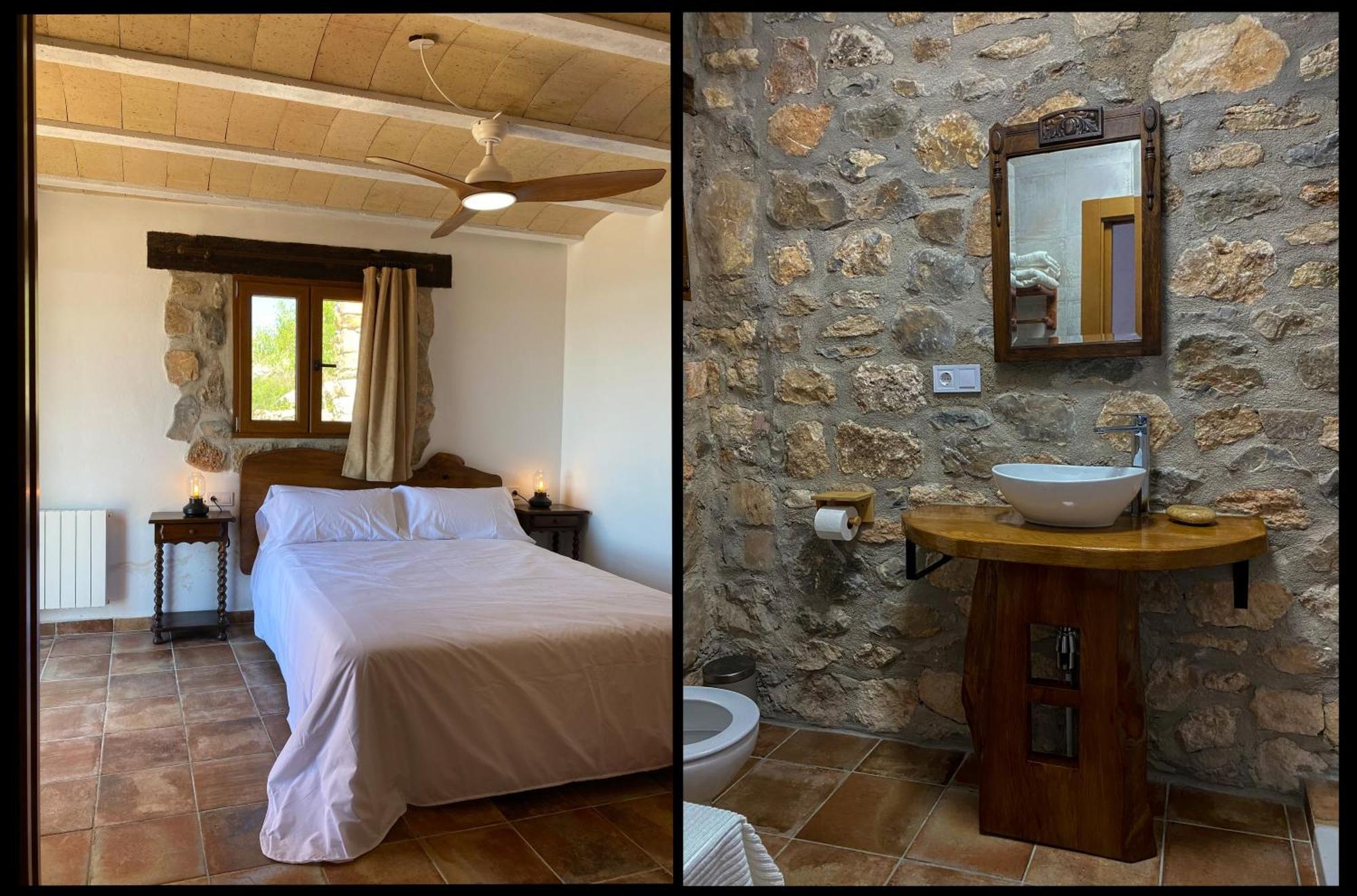 La Cueva De Miravet - Villa De Lujo En La Cima De La Montana Con Vistas Al Mar Cabanes  Bagian luar foto
