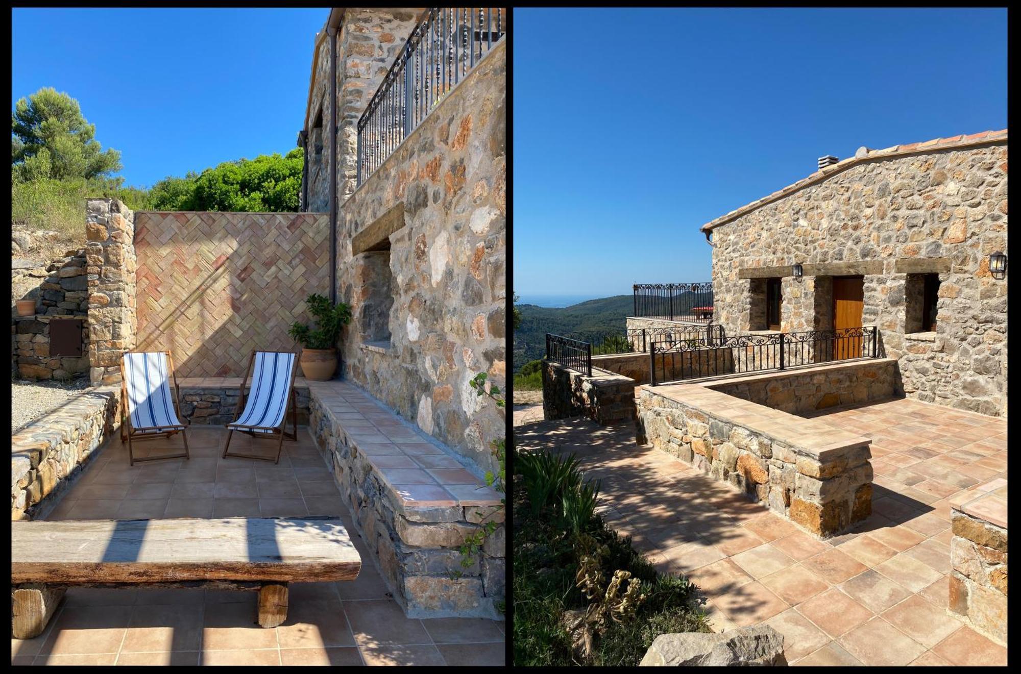 La Cueva De Miravet - Villa De Lujo En La Cima De La Montana Con Vistas Al Mar Cabanes  Bagian luar foto
