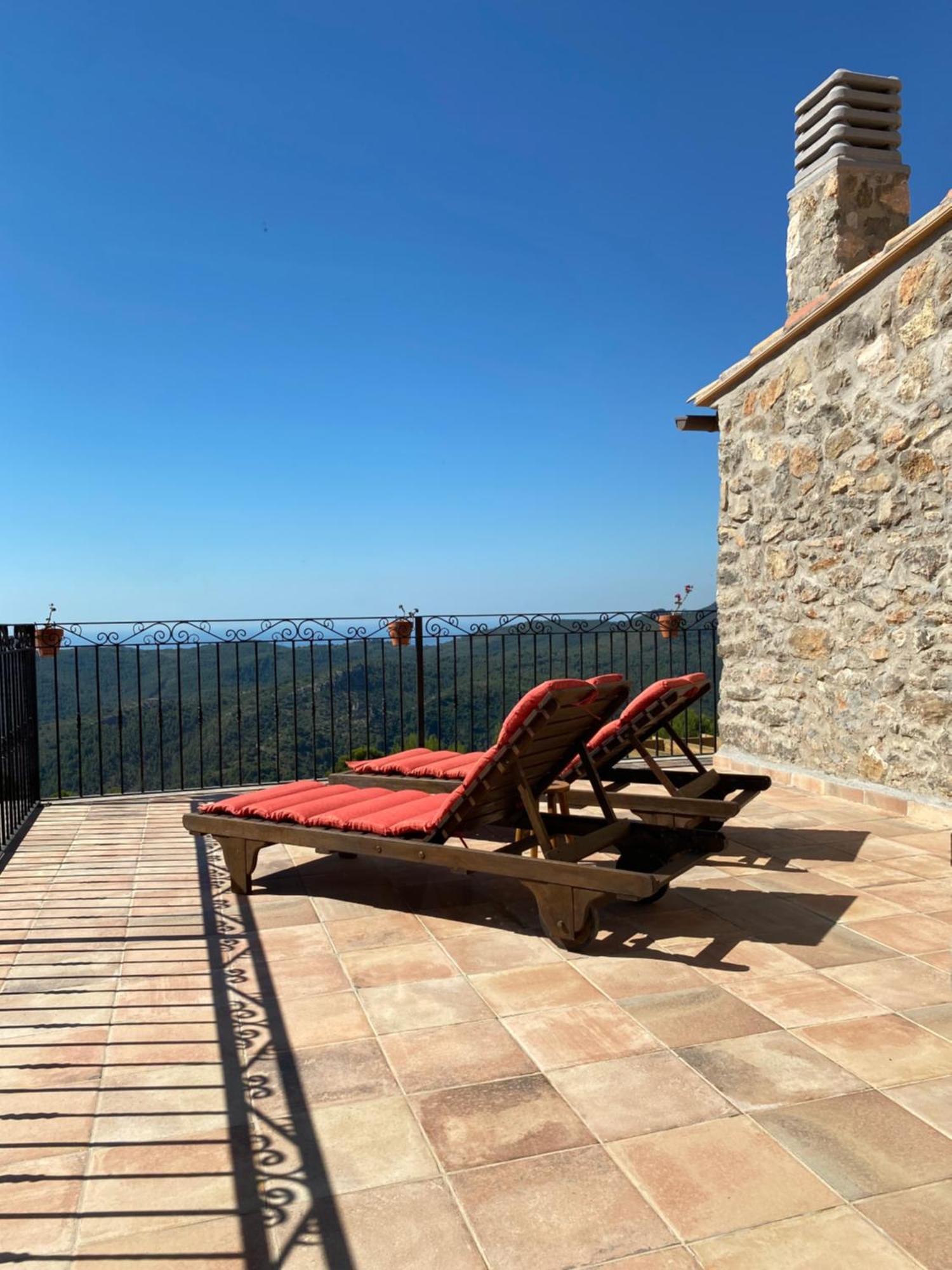 La Cueva De Miravet - Villa De Lujo En La Cima De La Montana Con Vistas Al Mar Cabanes  Bagian luar foto