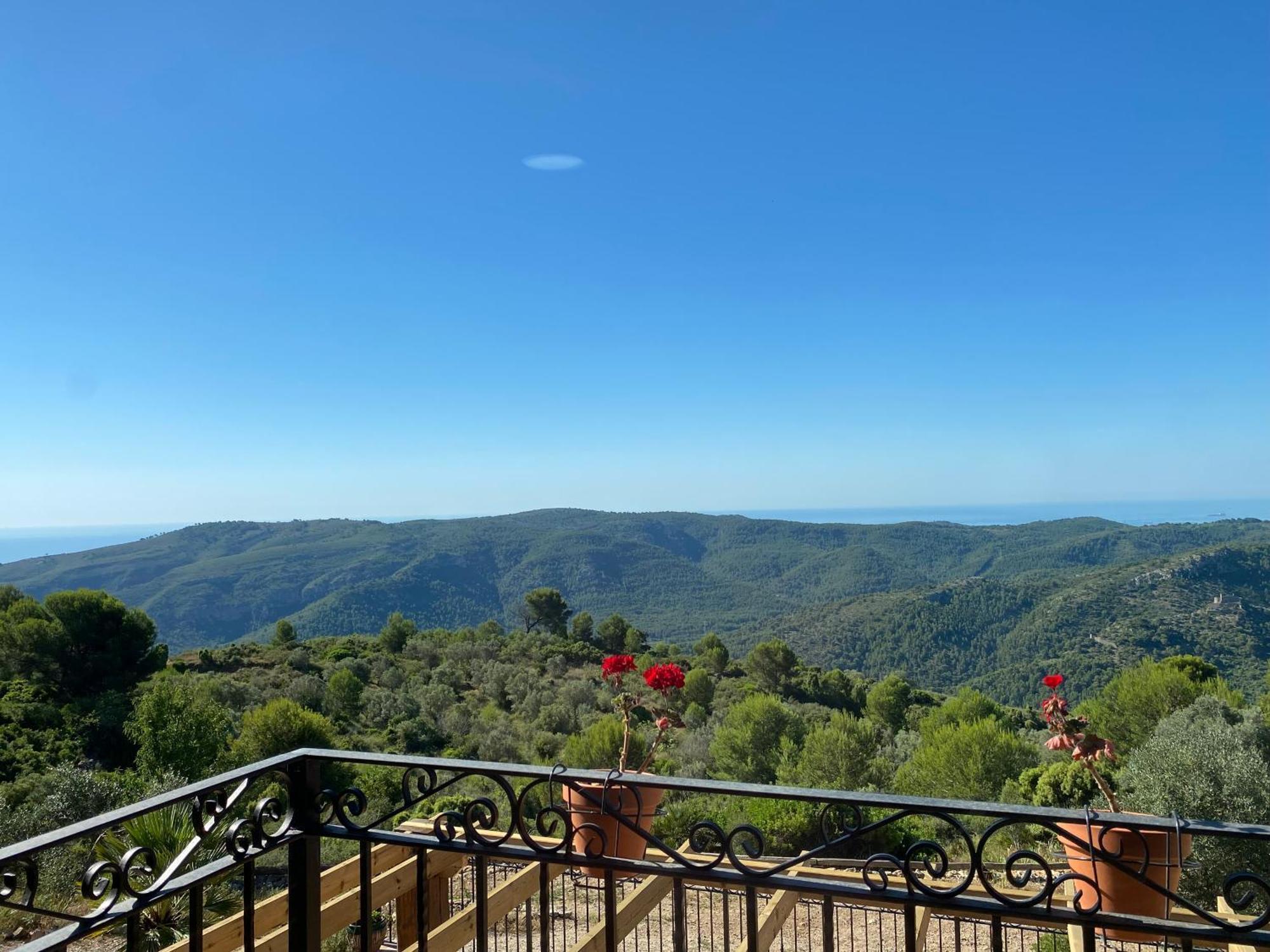 La Cueva De Miravet - Villa De Lujo En La Cima De La Montana Con Vistas Al Mar Cabanes  Bagian luar foto